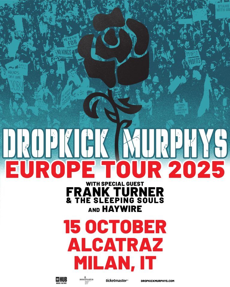 dropkick Murphys alcatraz milano 15 ottobre 2025