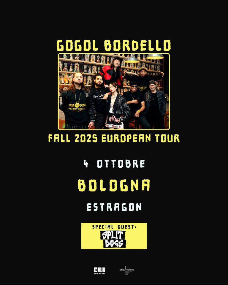 Gogol bordello 4 ottobre 2025 bologna estragon