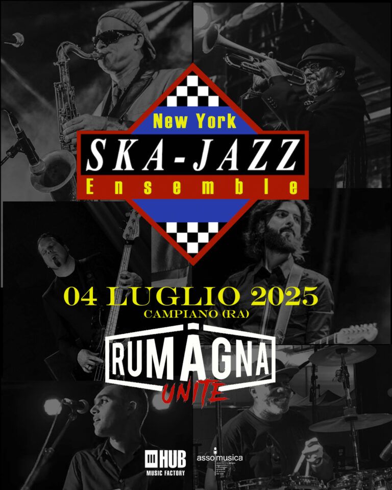 New York Ska jazz ensemble 4 luglio 2025 Rumagna unite Campiano