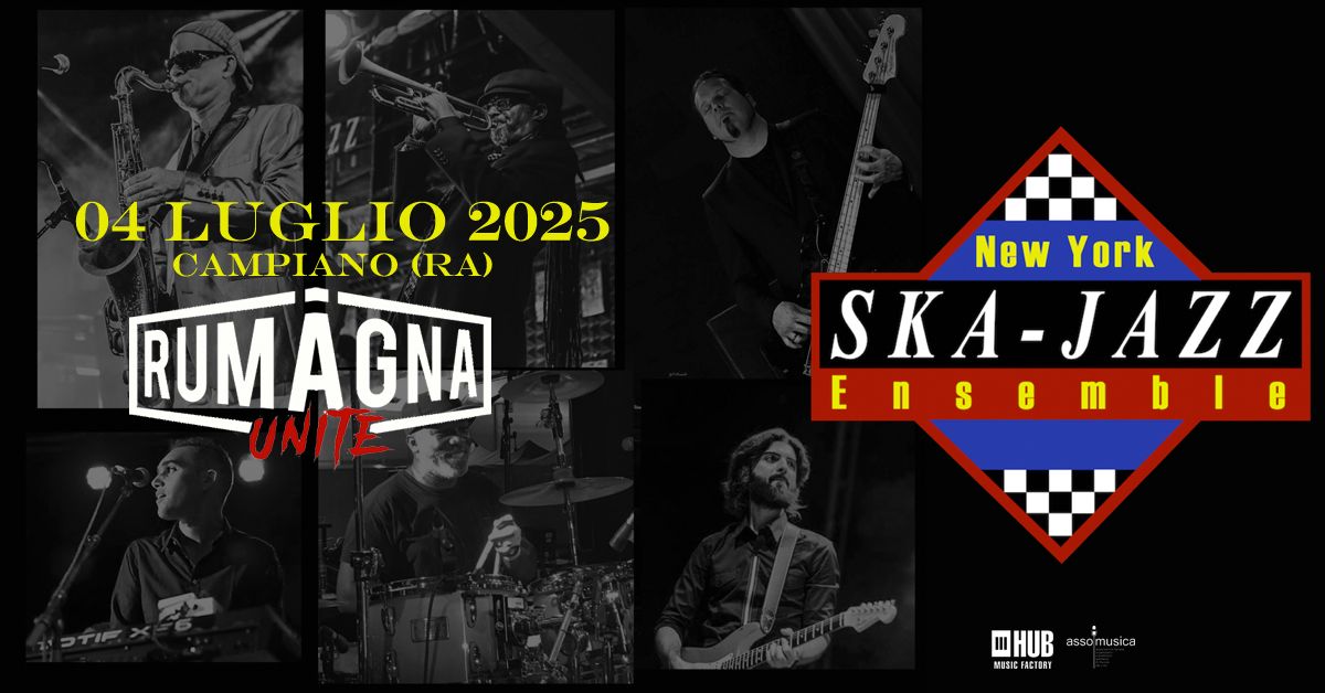 New York Ska jazz ensemble 4 luglio 2025 Rumagna unite Campiano