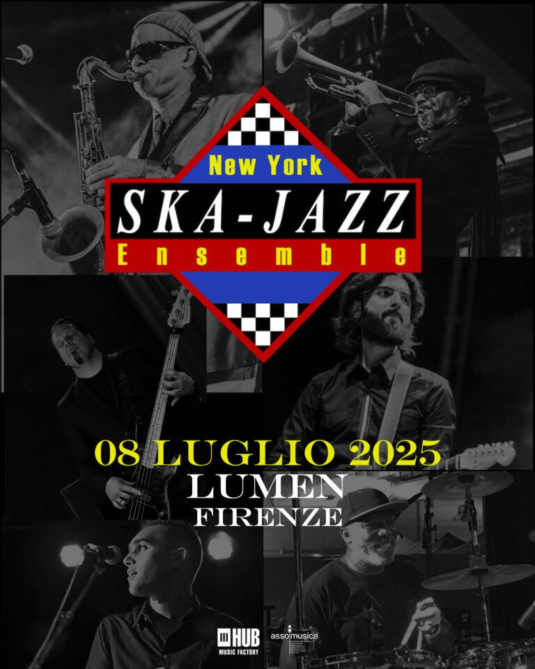 New York Ska jazz ensemble 8 luglio 2025 lumen Firenze