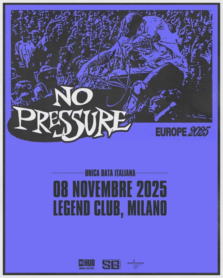 no pressure 8 novembre 2025 legend club milano