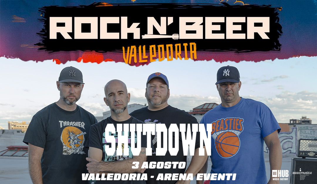 shutdown 3 agosto 2025 rock n beer valledoria sassari