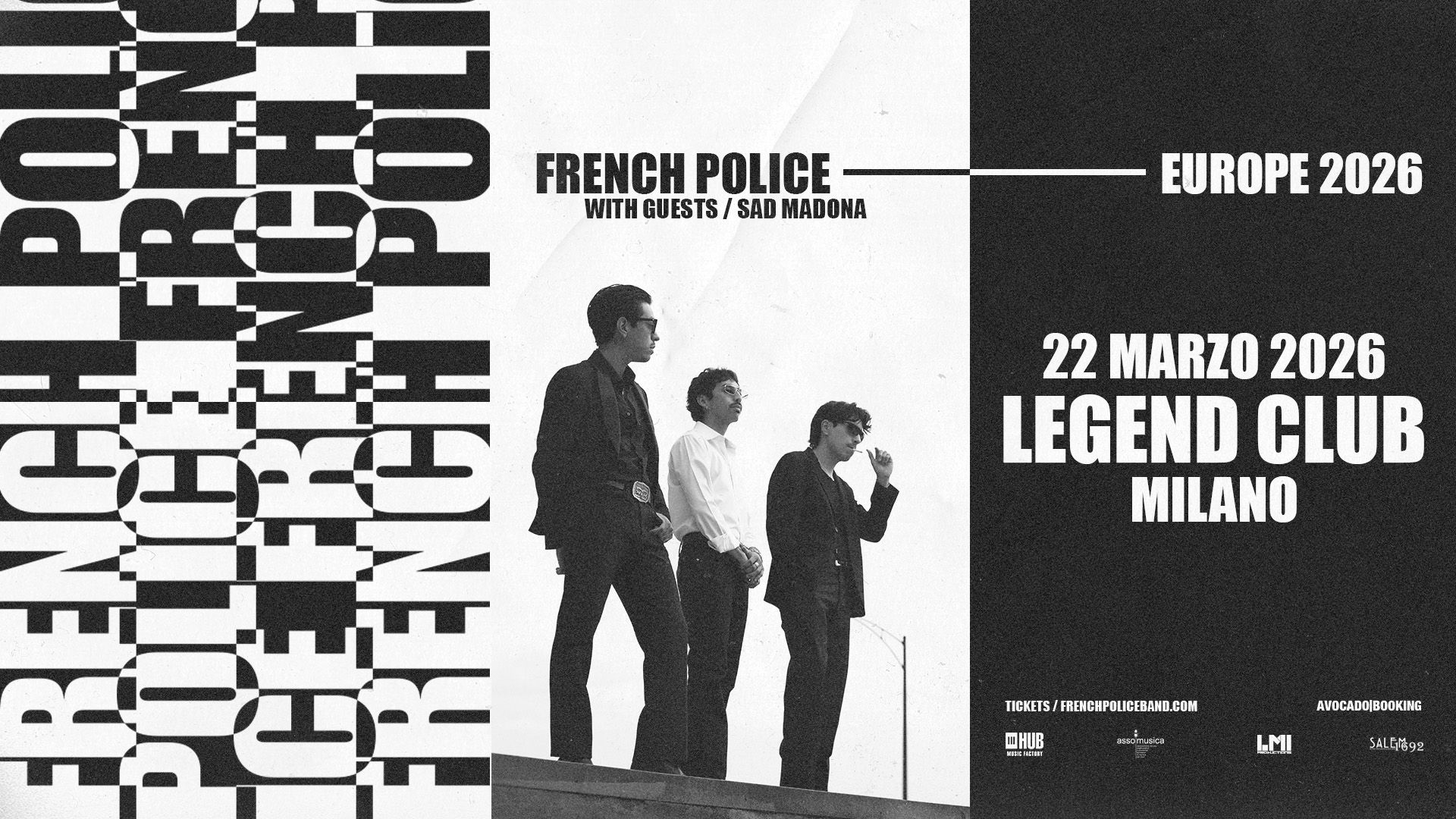 French police 22 marzo 2026 legend club milano