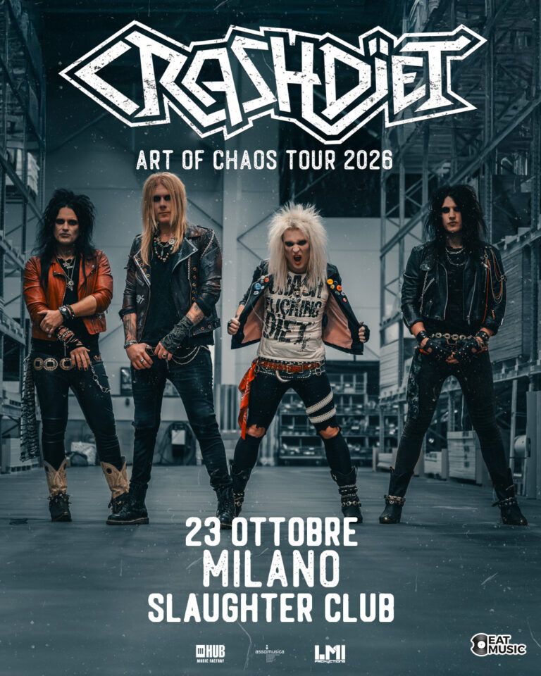 crashdiet milano 23 ottobre 2026 slaughter club