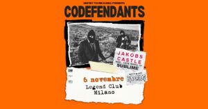 codefendants 6 novembre 2026 legend club milano