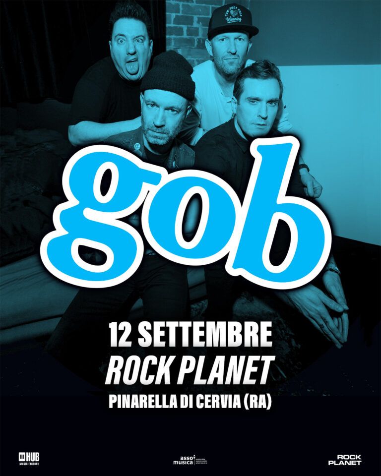 gob rockplanet pinarella di cervia ravenna 12 settembre 2026