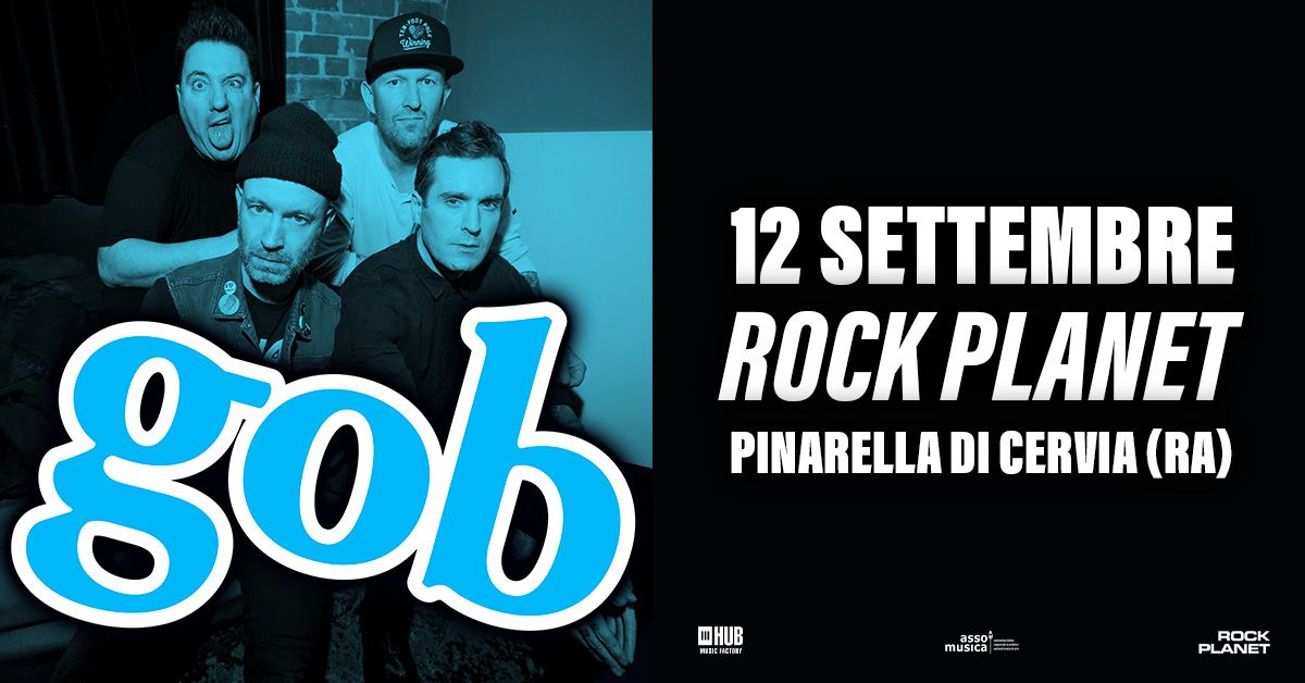 gob rockplanet pinarella di cervia ravenna 12 settembre 2026