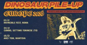dinosaur pile up tour italiano 2026