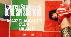 lauren sanderson 19 febbraio 2027 slaughter club milano
